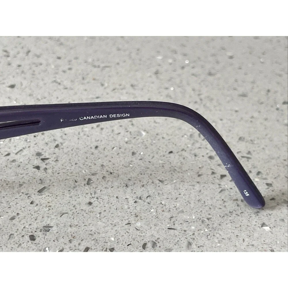 Roots Eyewear PLM CEN 51-18-135 Plum Purple Half Rim Eyeglasses Frames ONLY